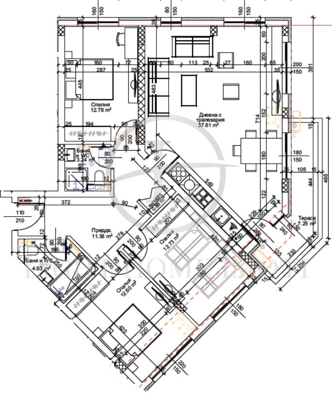 Zu verkaufen  3+ Schlafzimmer Plowdiw , Trakija , 139 qm | 16165106 - Bild [17]