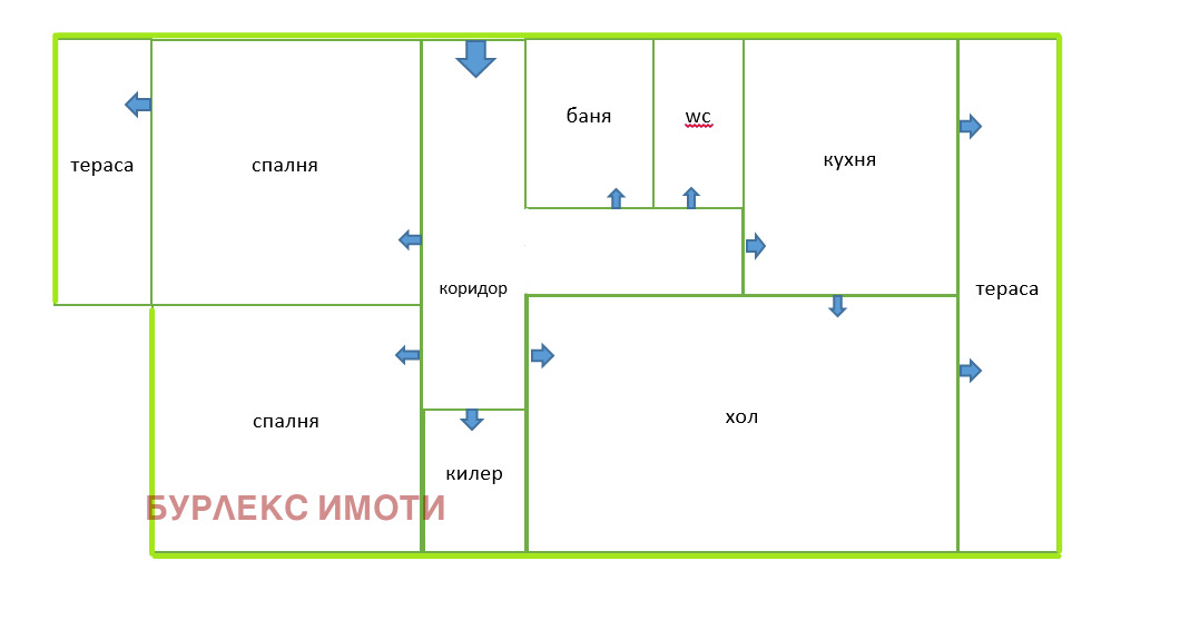 Продава 3-СТАЕН, гр. Варна, Погреби, снимка 10 - Апартаменти - 53829057