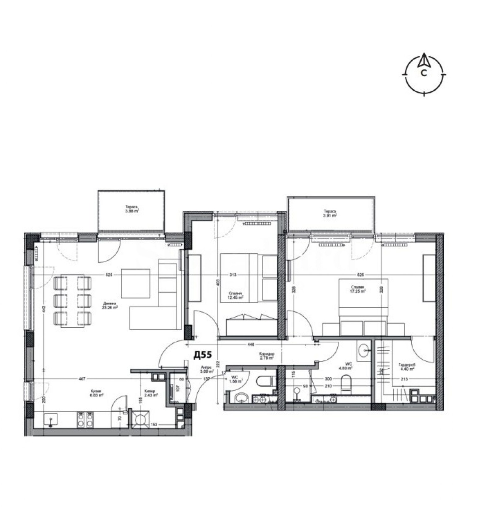 Продава 3-СТАЕН, гр. Пловдив, Кършияка, снимка 4 - Апартаменти - 53616383