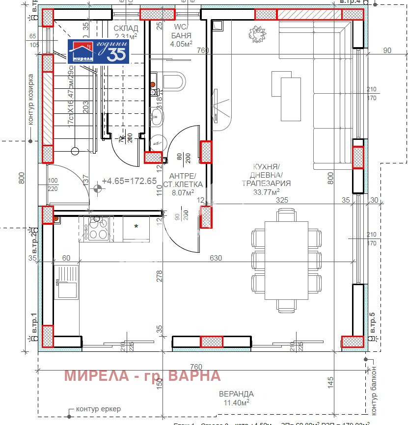 Продава КЪЩА, гр. Варна, Възраждане 2, снимка 3 - Къщи - 54200147