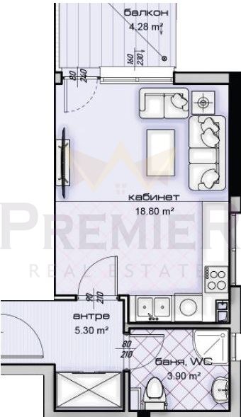 Na sprzedaż  Studio Warna , Kajsiewa gradina , 51 mkw | 87508554