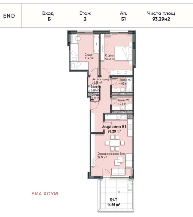 Продава 3-СТАЕН, гр. София, Кръстова вада, снимка 4 - Aпартаменти - 48404324