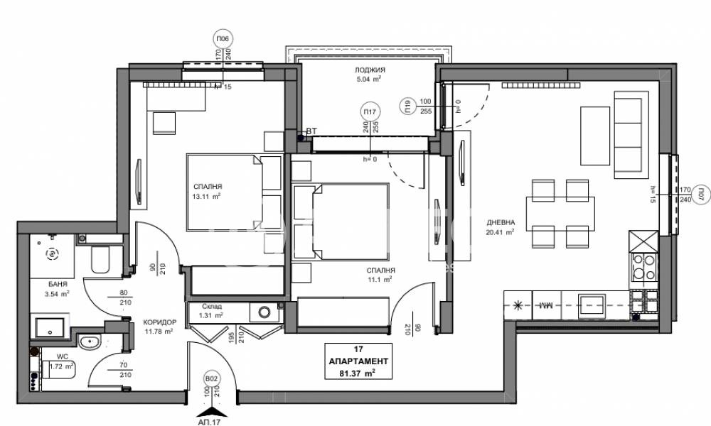 Продава 3-СТАЕН, гр. София, Обеля 2, снимка 4 - Апартаменти - 54074681