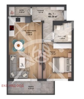 1 bedroom Karshiyaka, Plovdiv 1