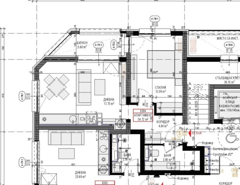Na prodej  1 ložnice oblast Burgas , k.k. Slančev brjag , 62 m2 | 84417733 - obraz [3]