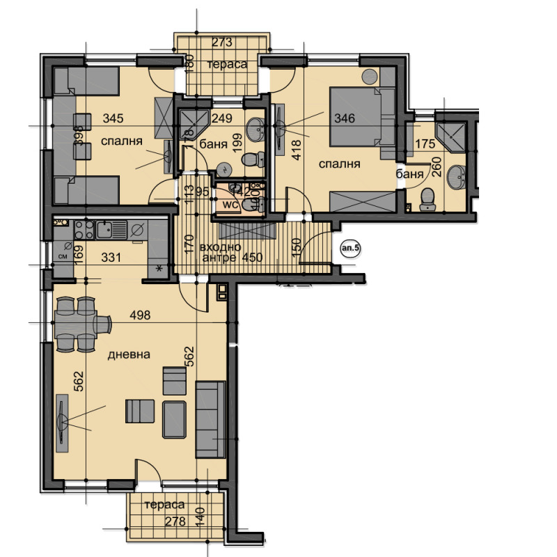 Продается  2 спальни Пловдив , Остромила , 149 кв.м | 58043381
