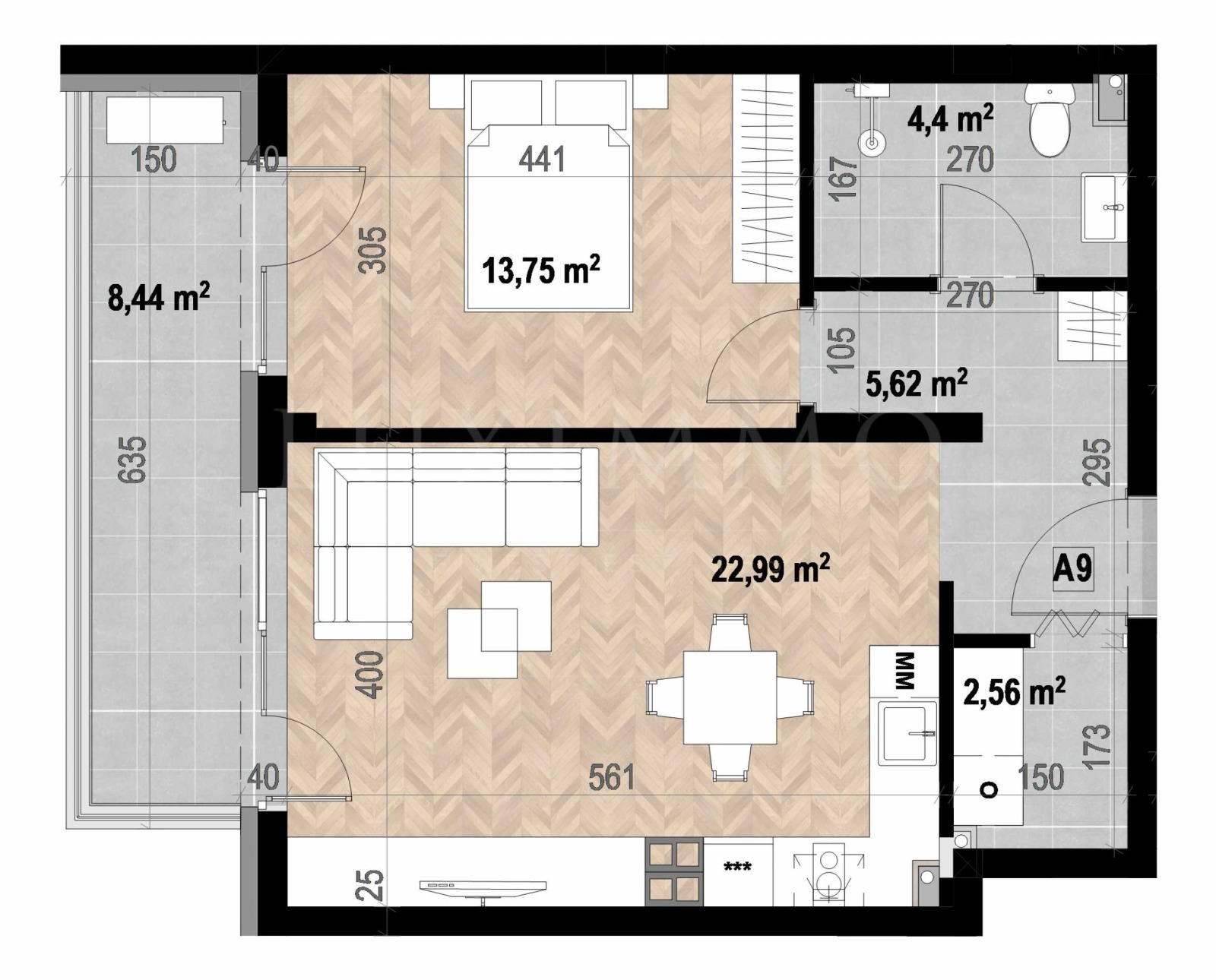 Продава 2-СТАЕН, гр. София, Кръстова вада, снимка 2 - Апартаменти - 53654819