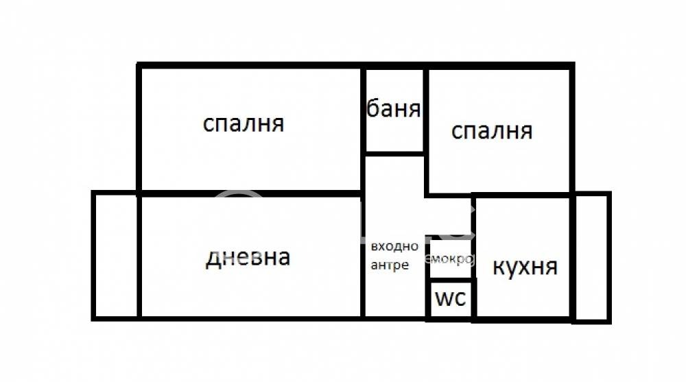 Продава 3-СТАЕН, гр. София, Борово, снимка 3 - Апартаменти - 54122794
