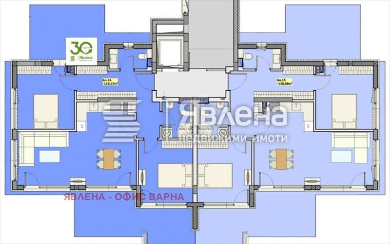Satılık  2 yatak odası Varna , k.k. Sv.Sv. Konstantin i Elena , 139 metrekare | 91742121 - görüntü [2]