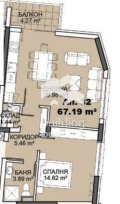 Продава 2-СТАЕН, град София, Карпузица • 198875 € / 388965.69 лв. • 44678454 12