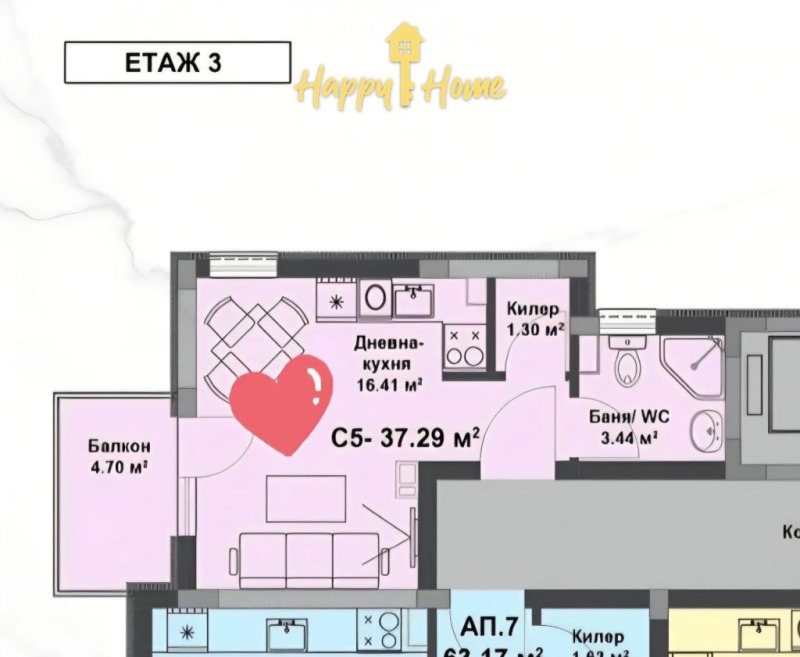Продава 2-СТАЕН, к.к. Слънчев бряг, област Бургас, снимка 16 - Апартаменти - 52650374