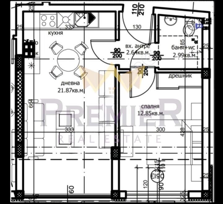 Продава 2-СТАЕН, гр. Варна, Левски 1