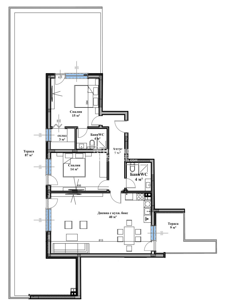 Продава 3-СТАЕН, гр. Пловдив, Въстанически, снимка 4 - Aпартаменти - 44542105