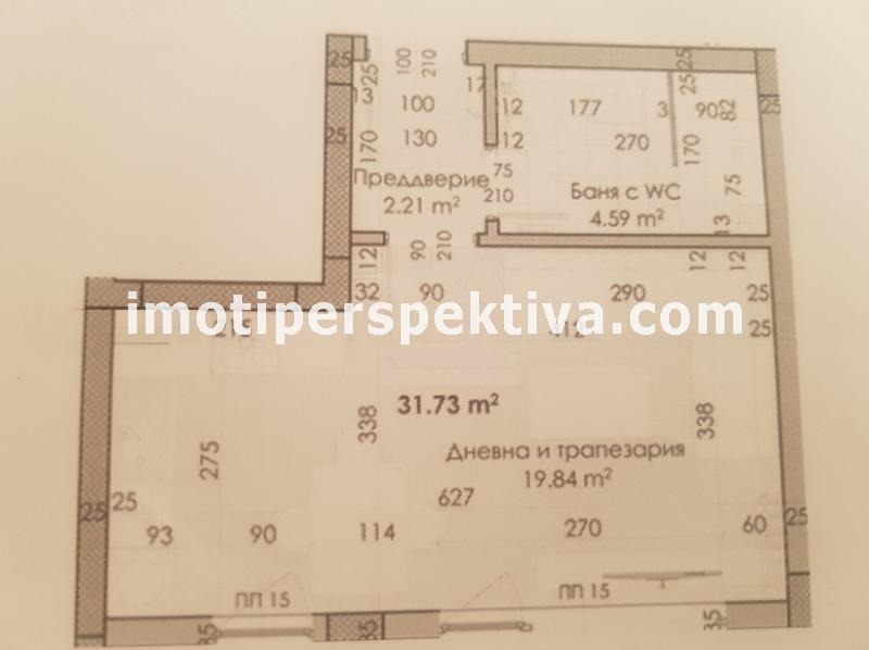Продава 1-СТАЕН, гр. Пловдив, Кючук Париж, снимка 2 - Апартаменти - 52799953