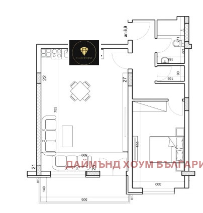 Продава 2-СТАЕН, гр. Пловдив, Младежки Хълм, снимка 2 - Aпартаменти - 49055405