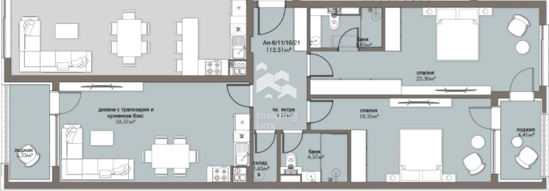 Продава 3-СТАЕН, гр. София, Люлин 5, снимка 3 - Aпартаменти - 49183098