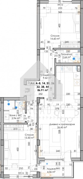 Продава 3-СТАЕН, гр. Пловдив, Въстанически, снимка 5 - Апартаменти - 44538562