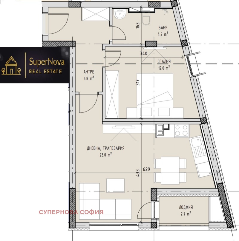 Продава 2-СТАЕН, гр. София, Малинова долина, снимка 2 - Апартаменти - 52313790