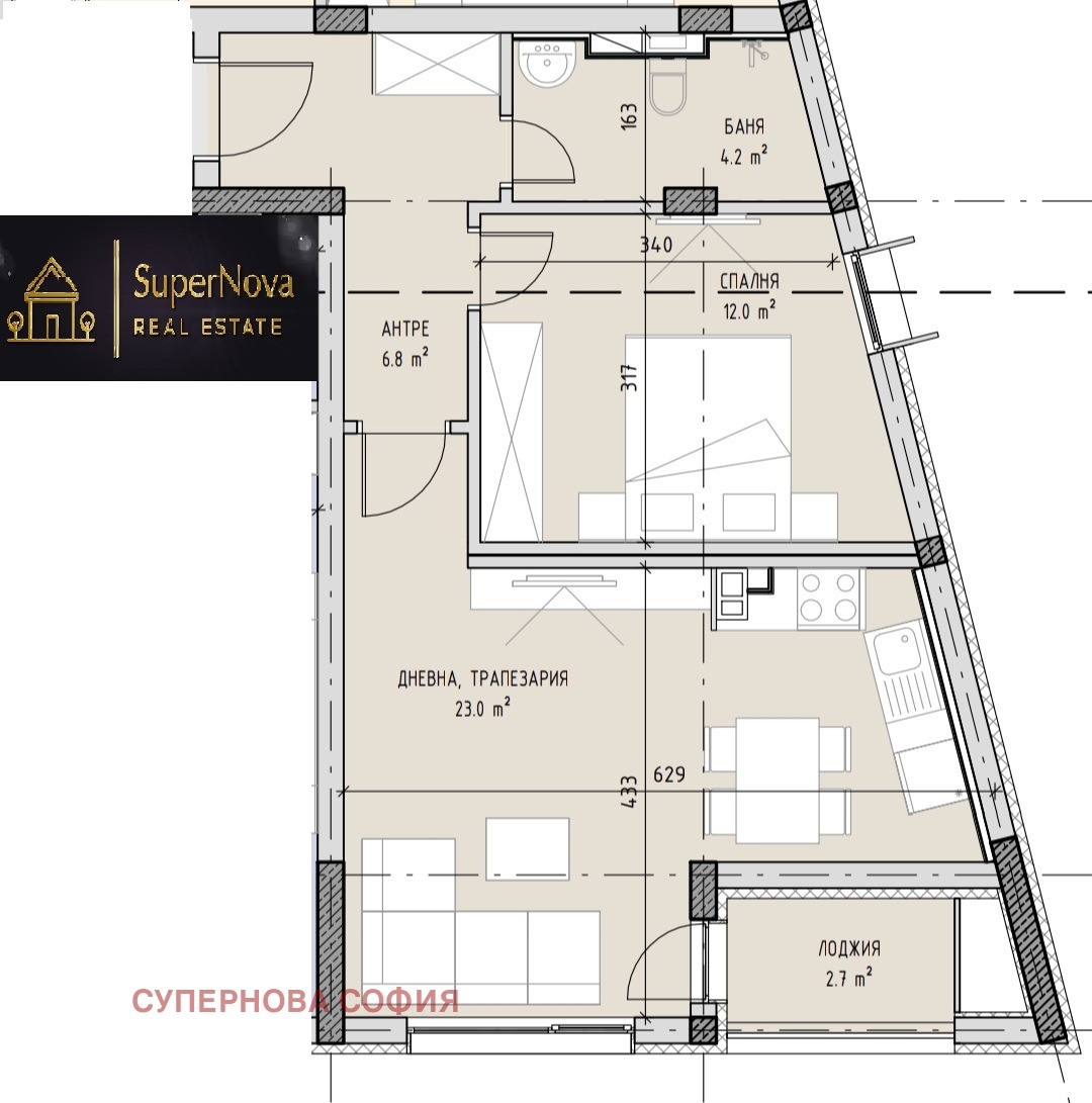 Продава 2-СТАЕН, гр. София, Малинова долина, снимка 2 - Апартаменти - 53957520