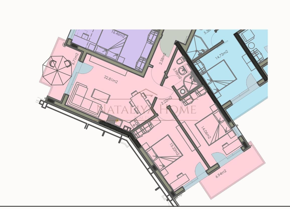Продава 3-СТАЕН, гр. Бургас, Изгрев, снимка 2 - Апартаменти - 54407298