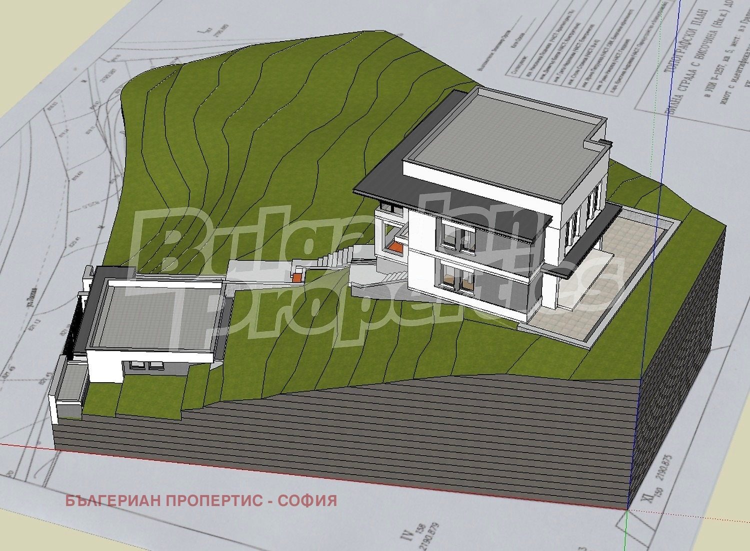 Продава ПАРЦЕЛ, гр. София, гр. Банкя, снимка 4 - Парцели - 54300479