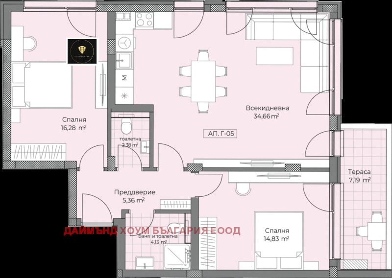 Продава 3-СТАЕН, гр. Пловдив, Остромила, снимка 2 - Aпартаменти - 48440479