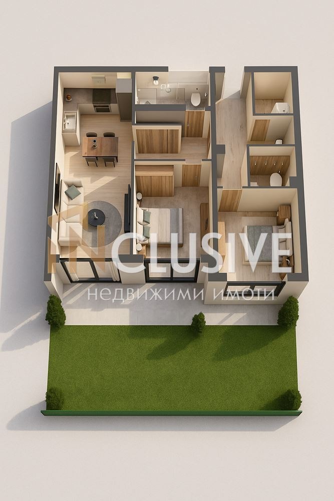 Satılık  2 yatak odası Varna , Izgrev , 80 metrekare | 71131801