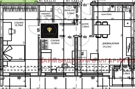 En venta  2 dormitorios Plovdiv , Trakiya , 94 metros cuadrados | 24650208 - imagen [3]