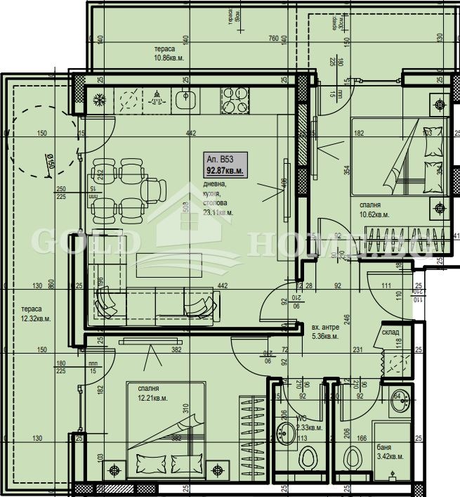 Продава  3-стаен град Пловдив , Христо Смирненски , 98 кв.м | 33132531 - изображение [6]