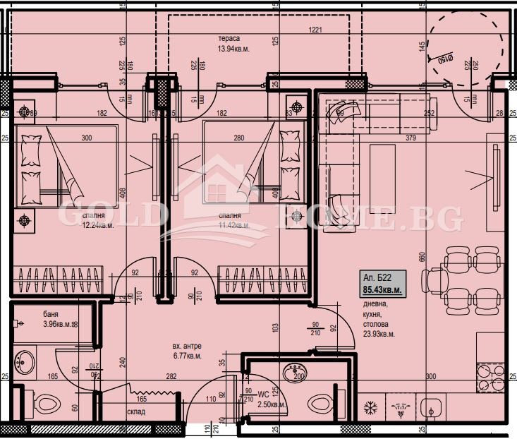 Продава  3-стаен град Пловдив , Христо Смирненски , 98 кв.м | 33132531 - изображение [2]