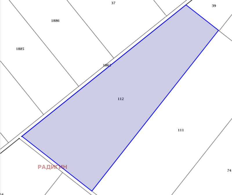 Продава ЗЕМЕДЕЛСКА ЗЕМЯ в област София, гр. София - 10.5 дка / 320 000 € » 625 865.60 лв., РАДИГИН