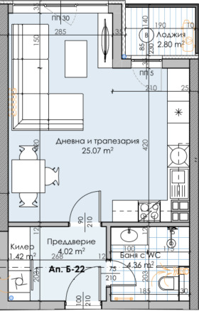 1-стаен град Пловдив, Кършияка 1