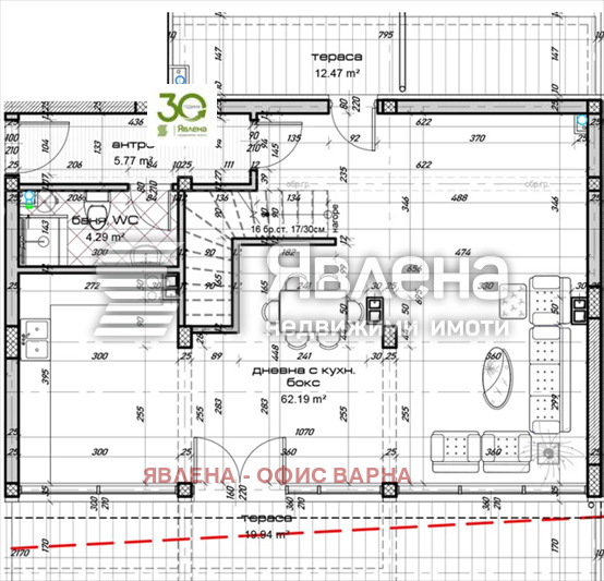 Продава 3-СТАЕН, гр. Варна, Изгрев, снимка 3 - Aпартаменти - 47584263