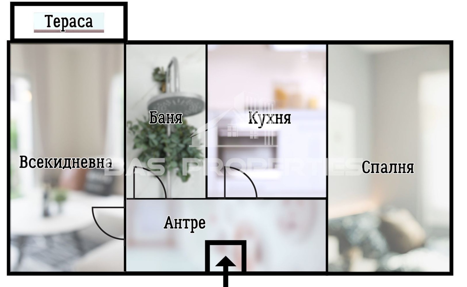 Продава 2-СТАЕН, гр. София, Илинден, снимка 2 - Апартаменти - 53592359