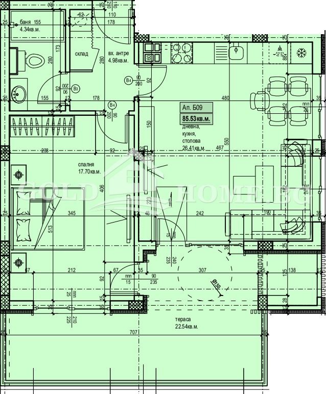 Продава 2-СТАЕН, гр. Пловдив, Христо Смирненски, снимка 8 - Апартаменти - 54520672