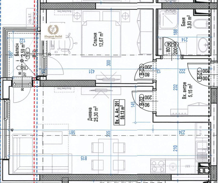 Продава 2-СТАЕН, гр. София, Малинова долина, снимка 2 - Aпартаменти - 49585320