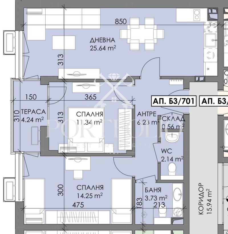 En venta  2 dormitorios Burgas , Meden rudnik - zona A , 91 metros cuadrados | 83406297 - imagen [4]