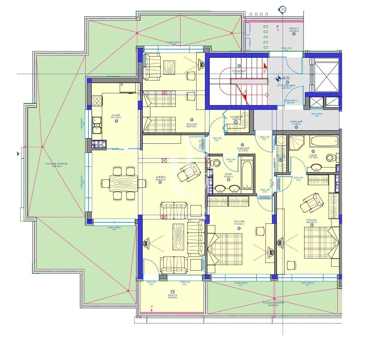 Продава 4-СТАЕН, гр. София, Манастирски ливади, снимка 2 - Апартаменти - 50717796