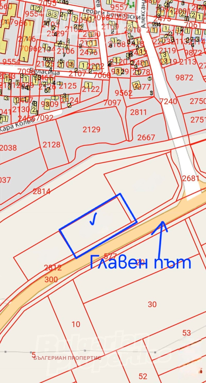 Продава ПАРЦЕЛ в област Ямбол, гр. Елхово - 4000 кв.м / 32 400 € » 63 368.89 лв., БЪЛГЕРИАН ПРОПЕРТИС