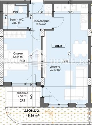 Продава 2-СТАЕН, гр. Пловдив, Тракия, снимка 7 - Aпартаменти - 46623124