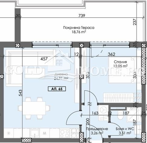 Продава 2-СТАЕН, гр. Пловдив, Тракия, снимка 6 - Aпартаменти - 46623124