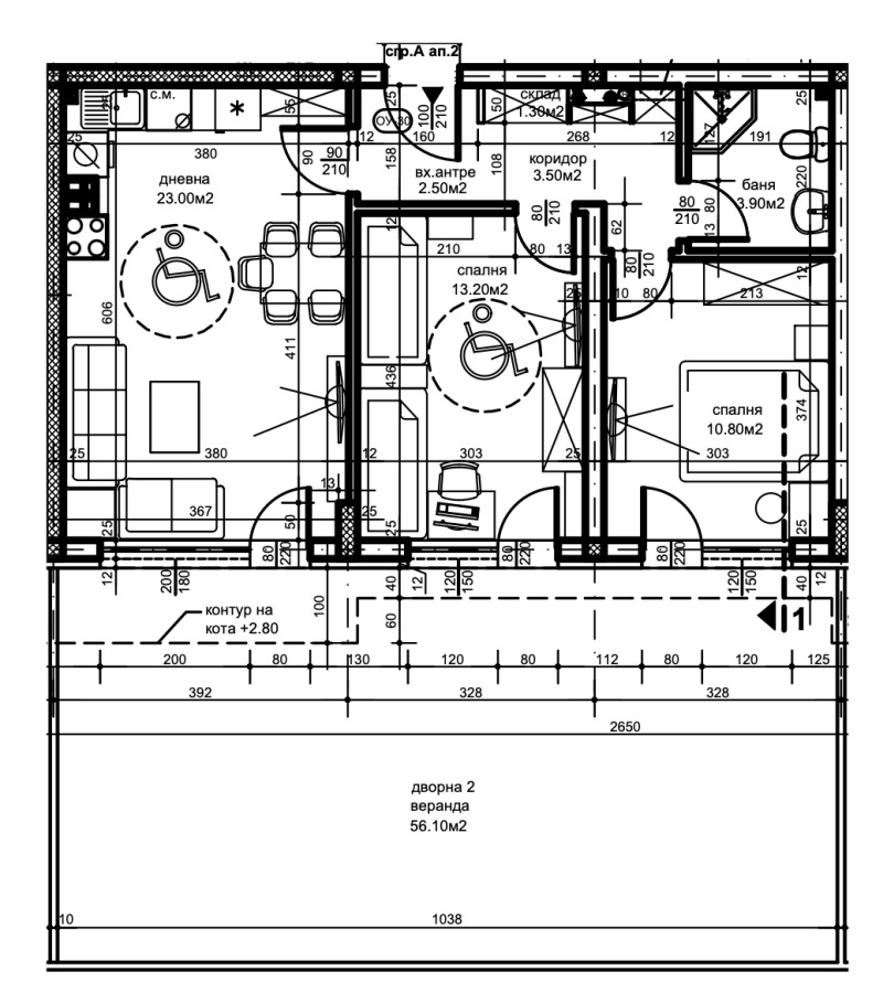 Продава 3-СТАЕН, гр. Пловдив, Беломорски, снимка 2 - Aпартаменти - 49207763