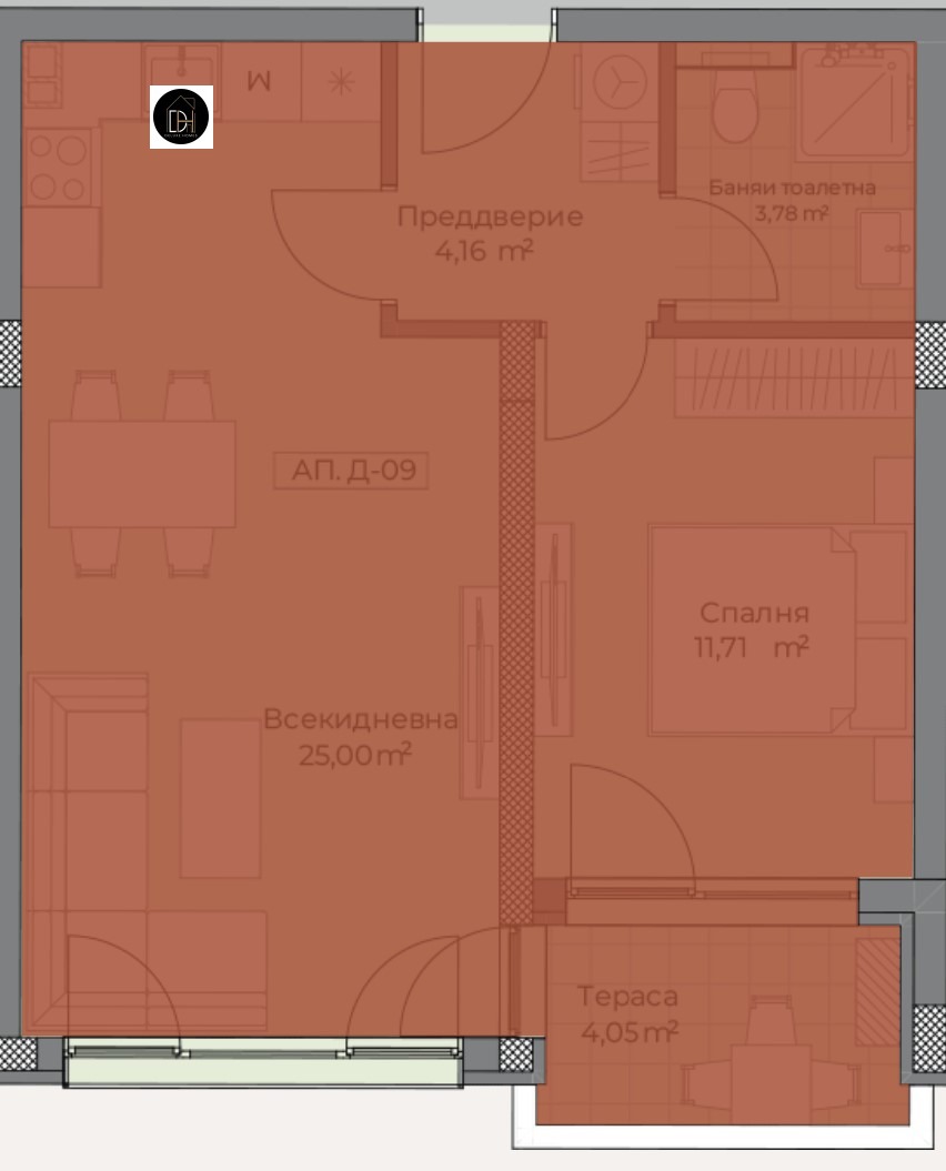 Продава 2-СТАЕН, гр. Пловдив, Остромила, снимка 7 - Апартаменти - 53971843