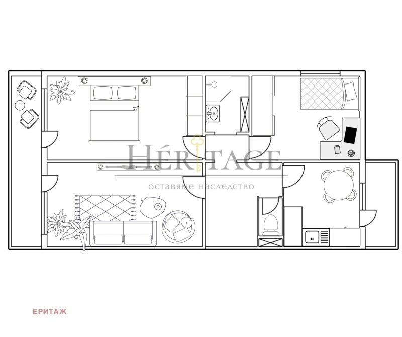 Продава 3-СТАЕН, гр. София, Оборище, снимка 9 - Aпартаменти - 49082739