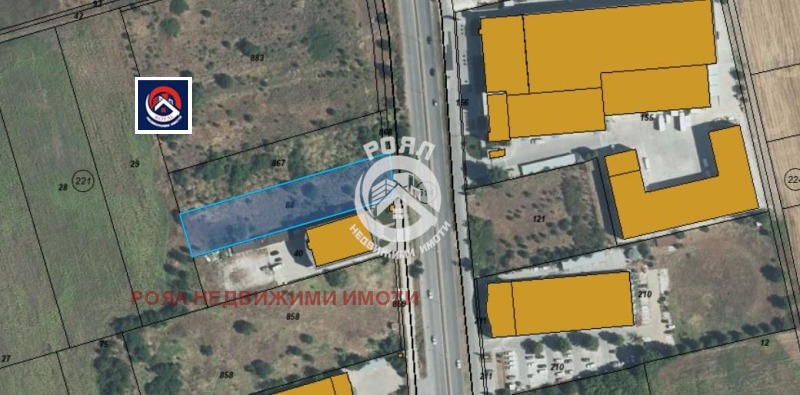 De vânzare  Complot Plovdiv , Industrialna zona - Sever , 3076 mp | 36898045