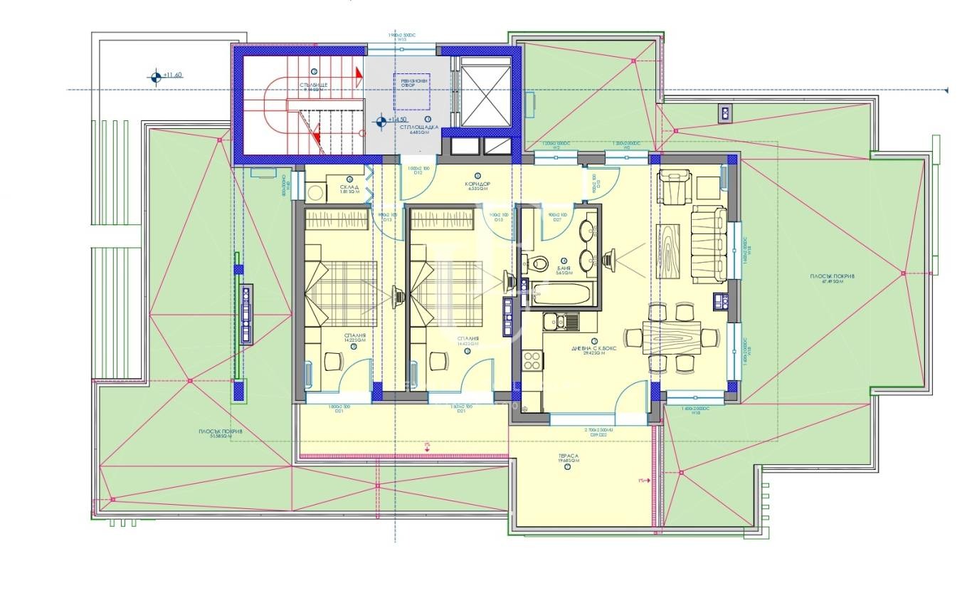Продава 3-СТАЕН, гр. София, Манастирски ливади, снимка 2 - Апартаменти - 50726104