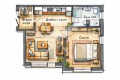 Продава  2-стаен град София , Сухата река , 69 кв.м | 73946161