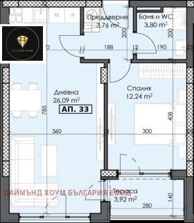 1 makuuhuone Trakija, Plovdiv 2