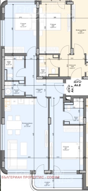 2 Schlafzimmer Serdika, Sofia