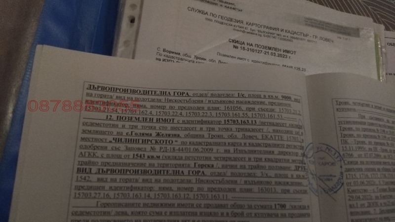 Продава ЗЕМЕДЕЛСКА ЗЕМЯ, с. Голяма Желязна, област Ловеч, снимка 2 - Земеделска земя - 52886994